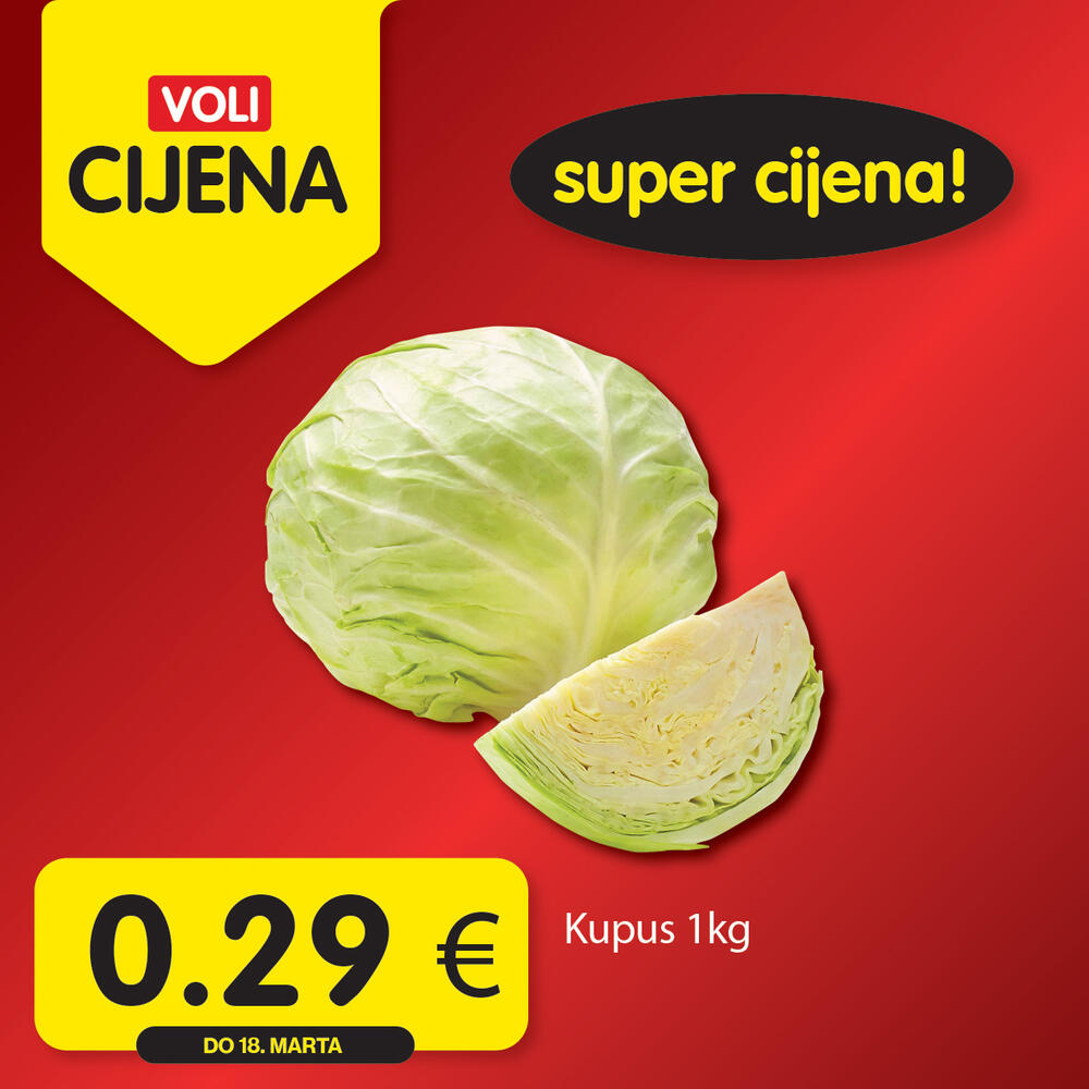 <p>Širok izbor proizvoda po najpovoljnijim cijenama na tržištu u svim Voli i Naš diskont marketima.</p>  <p> </p>