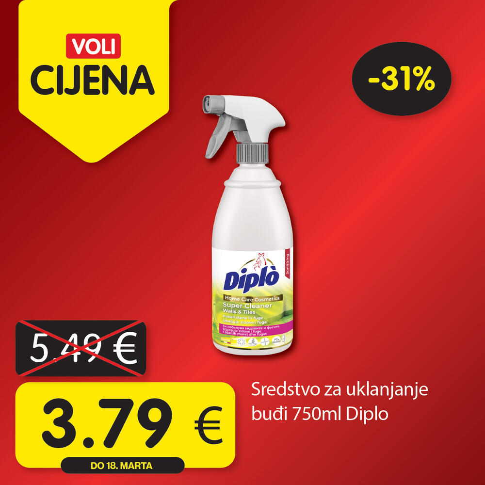 <p>Širok izbor proizvoda po najpovoljnijim cijenama na tržištu u svim Voli i Naš diskont marketima.</p>  <p> </p>