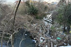 Svi vide otpad u koritu Ribnice, niko ne reaguje
