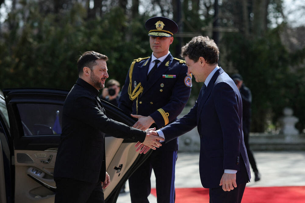 Zelenski i Dan juče u Bukureštu, Foto: Rojters