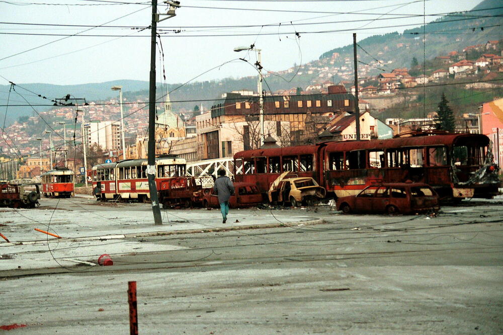 Detalj is Sarajeva tokom rata u BiH, Foto: Shutterstock