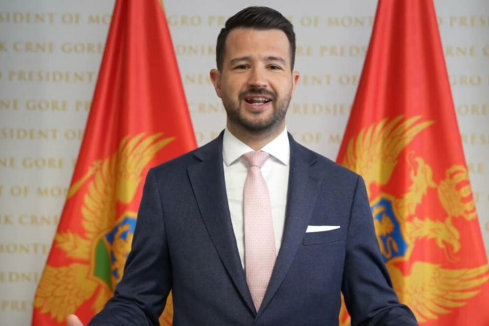 Milatović, Foto: Kancelarija za odnose sa javnošću predsjednika Crne Gore