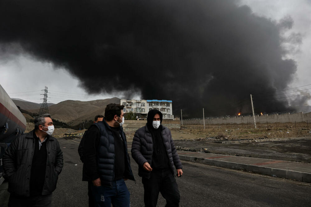 Detalj nakon jednog napada na Teheran, Foto: Reuters