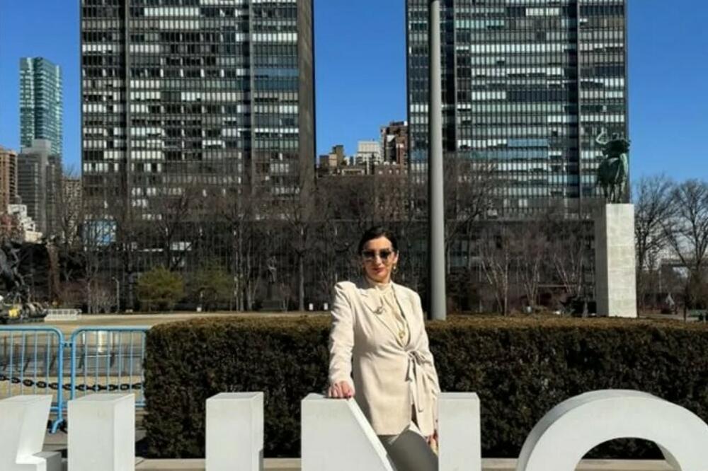 Jakšić Stojanović u Njujorku, Foto: Ministarstvo prosvjete