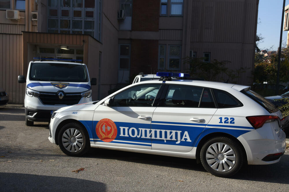 Policija ispred zgrade Osnovnog suda u Podgorici (arhiva/ilustracija), Foto: BORIS PEJOVIC