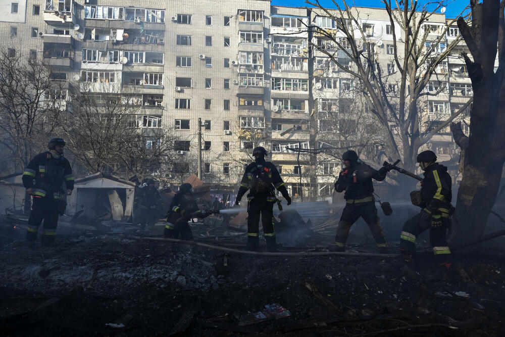 Šestoro poginulih u ruskim vazdušnim napadima na Ukrajinu