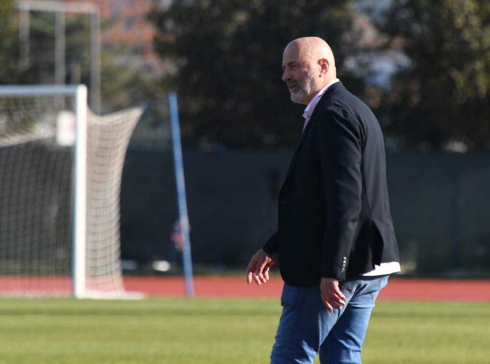 Božović na današnjem meču