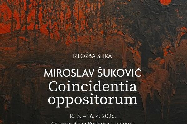 Između čađi i pozlate: Izložba slika Miroslava Mira Šukovića biće...