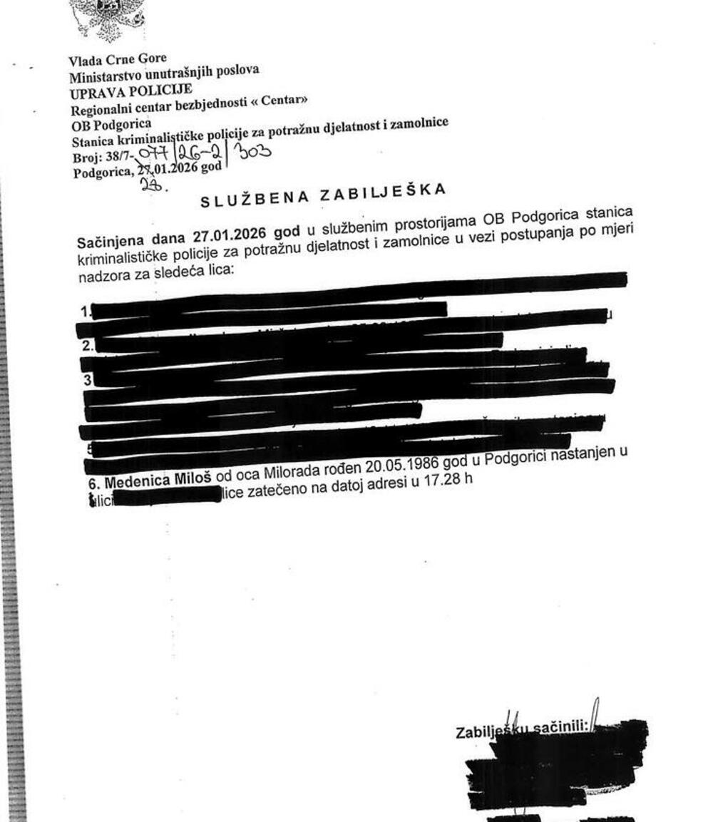 <p>"Gotovo dva mjeseca nakon bjekstva Miloša Medenice, javnost i dalje nema odgovor na najosnovnije pitanje &ndash; ko je odgovoran što je lice pod mjerom nadzora uspjelo da pobjegne. Osim sastanka u kabinetu premijera gdje su se čelnici izvršne i sudske vlasti 'dogovorili' da je za bjekstvo Medenice 'kriv sistem', do danas nemamo adekvatan odgovor o institucionalnoj odgovornosti za bezbjednosni propust ovakvih razmjera"</p>
