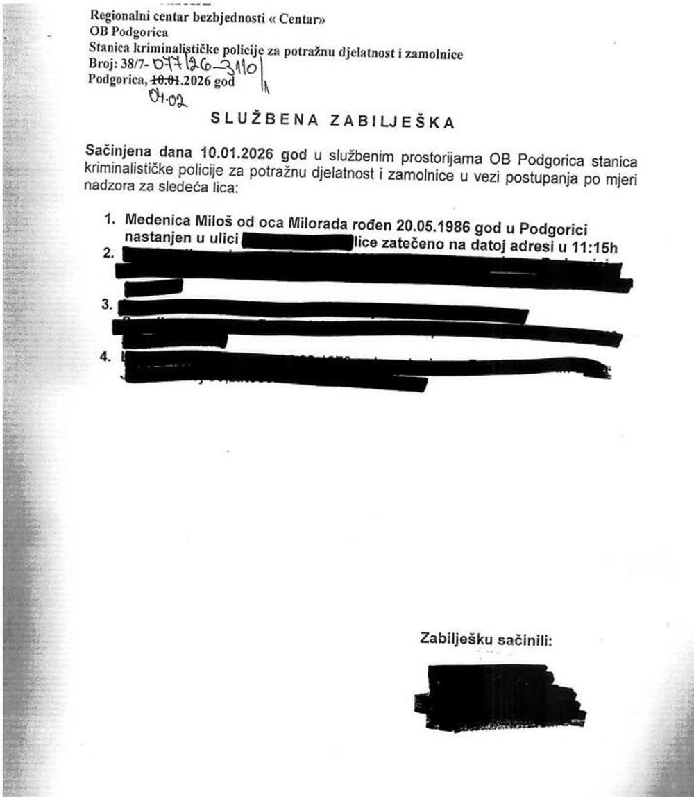 <p>"Gotovo dva mjeseca nakon bjekstva Miloša Medenice, javnost i dalje nema odgovor na najosnovnije pitanje &ndash; ko je odgovoran što je lice pod mjerom nadzora uspjelo da pobjegne. Osim sastanka u kabinetu premijera gdje su se čelnici izvršne i sudske vlasti 'dogovorili' da je za bjekstvo Medenice 'kriv sistem', do danas nemamo adekvatan odgovor o institucionalnoj odgovornosti za bezbjednosni propust ovakvih razmjera"</p>