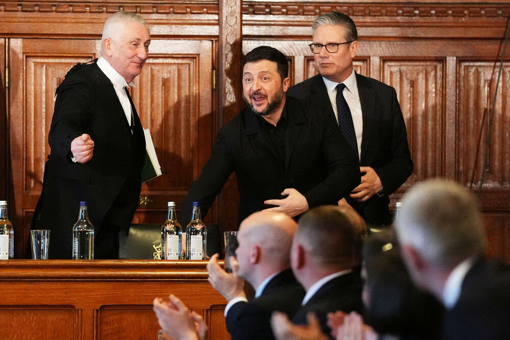 Zelenski u Londonu, Foto: REUTERS