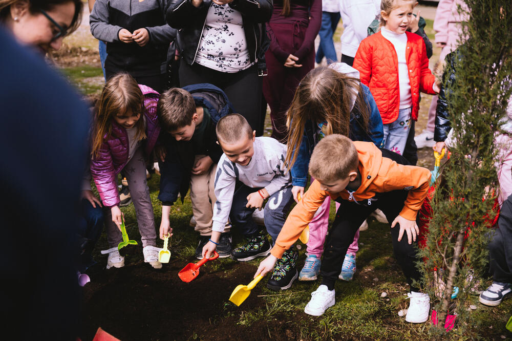<p>Iz Evropske kuće su naveli da su u akciji sadnje drveća učestvovali ambasador Evropske unije (EU) u Crnoj Gori Johan Satler, ministarka prosvjete, nauke i inovacija Anđela Jakšić Stojanović, direktorica OŠ &bdquo;Njegoš&ldquo; Tatjana Jokić i pokretač inicijative &bdquo;Ozelenimo Crnu Goru&ldquo; Vuk Vujisić</p>