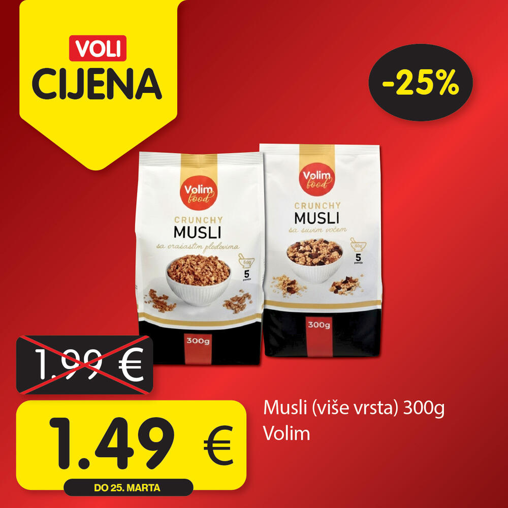 <p><em>U svim Voli i Naš diskont marketima, svakog četvrtka vas očekuje novi krug vaših omiljenih Voli cijena.</em></p>