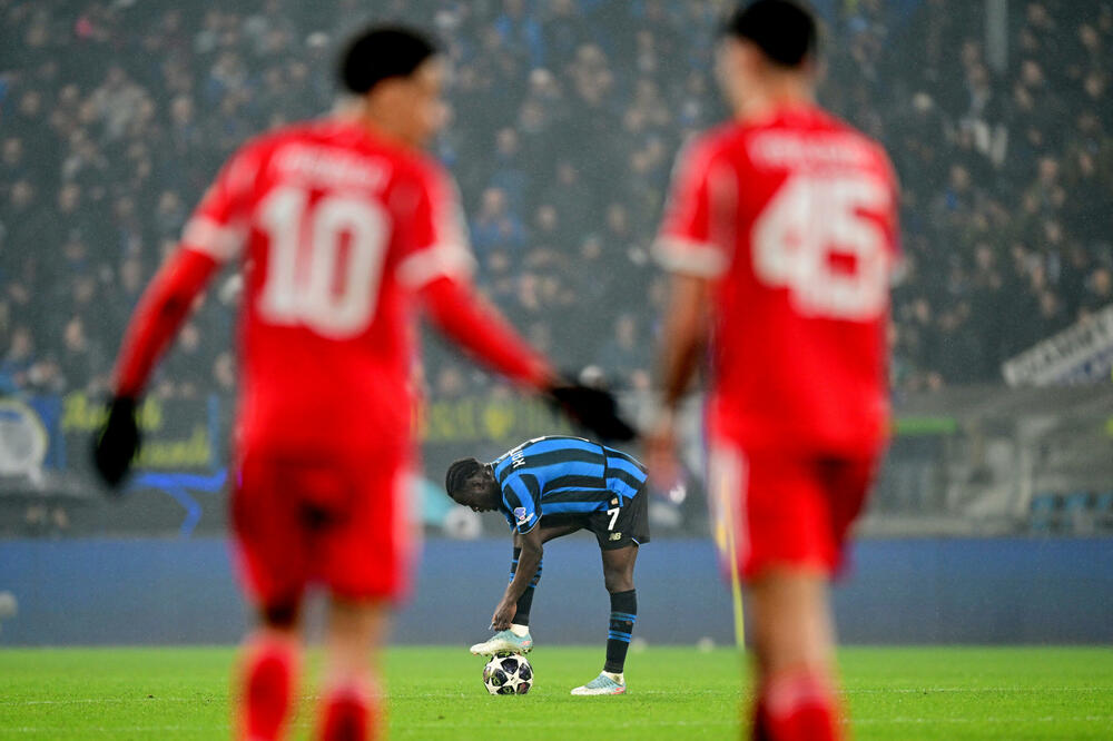 Jedini predstavnik Italije u osmini finala Atalanta eliminisana je sa 10:2 od Bajerna, Foto: Reuters