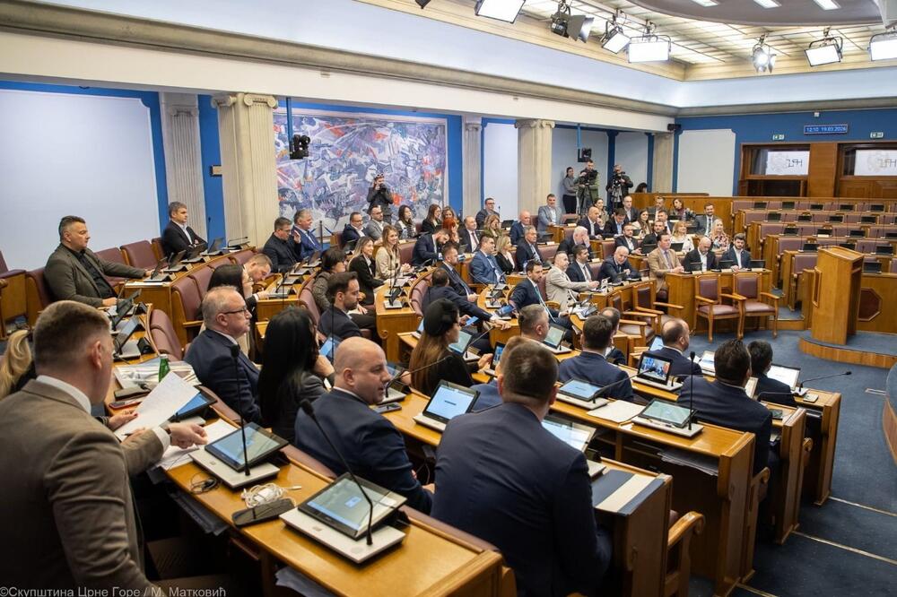 Sa sjednice Skupštine, Foto: Skupstina.me/M. Matković