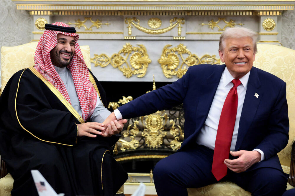 Tramp i princ Mohamed bin Salman, Foto: REUTERS