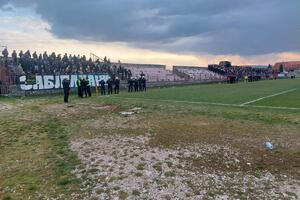 Jedna osoba lakše povrijeđena na utakmici u Nikšiću, oduzete...