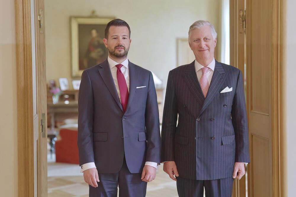 Milatović i kralj Filip, Foto: Kancelarija za odnose s javnošću predsjednika Crne Gore