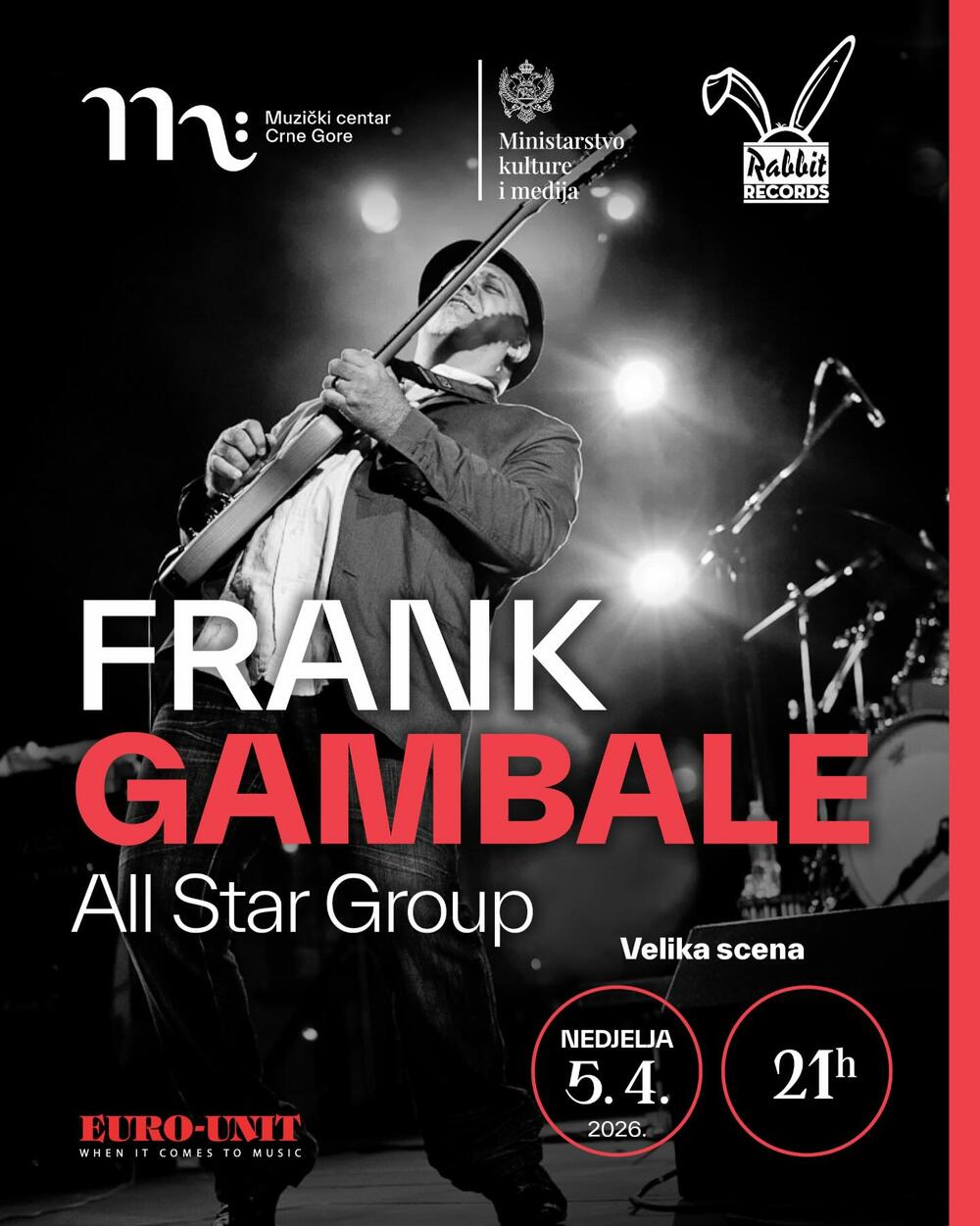 Frank Gambale All Stars Group u Muzičkom centru