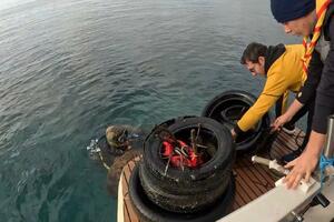 Uklonjen otpad iz mora i iz morskih pećina na području Parkova...