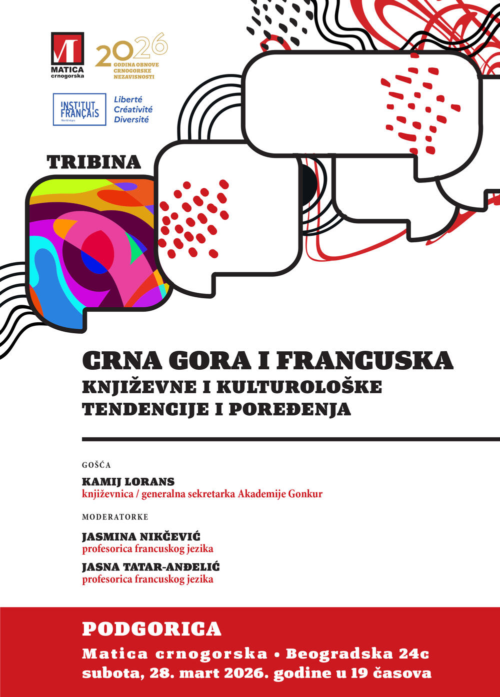 Književnica Kamij Lorans gošća Matice crnogorske