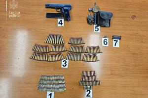 Berane: Kod policijskog službenika pronađeno oružje i municija u...