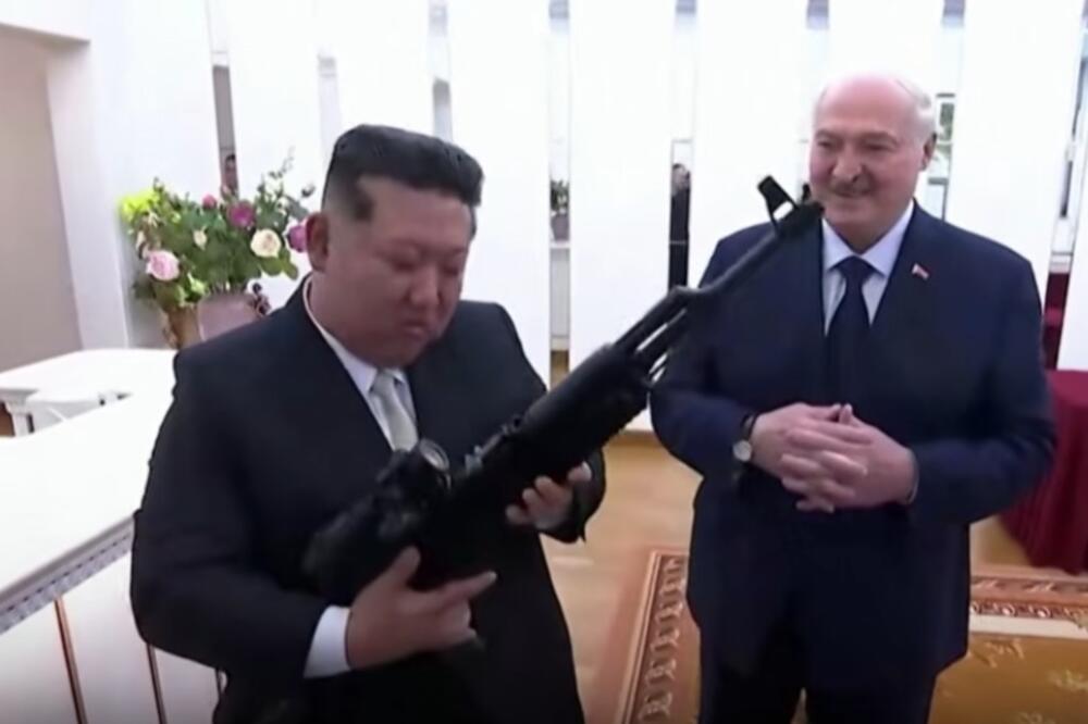 Kim i Lukašenko, Foto: Screenshot/Youtube