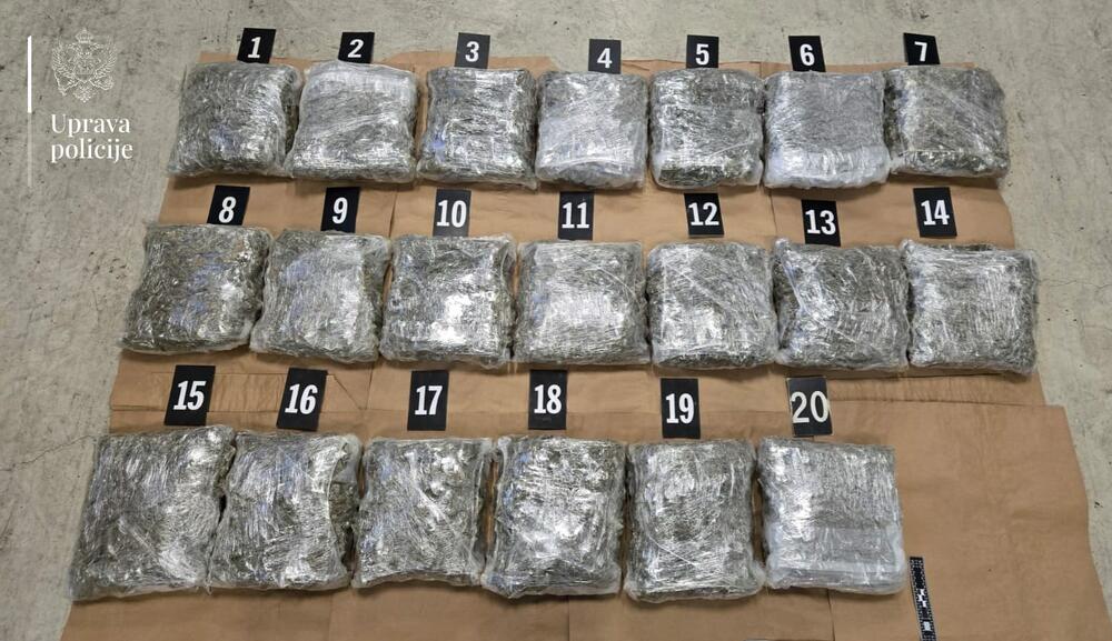 Na GP Dobrakovo zaplijenjen 21 kg marihuane, uhapšen Zećanin