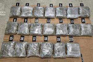 Na GP Dobrakovo zaplijenjen 21 kg marihuane, uhapšen Zećanin