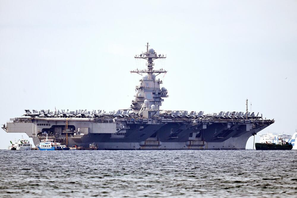 Američki nosač aviona Džerald R. Ford (ilustracija), Foto: Shutterstock