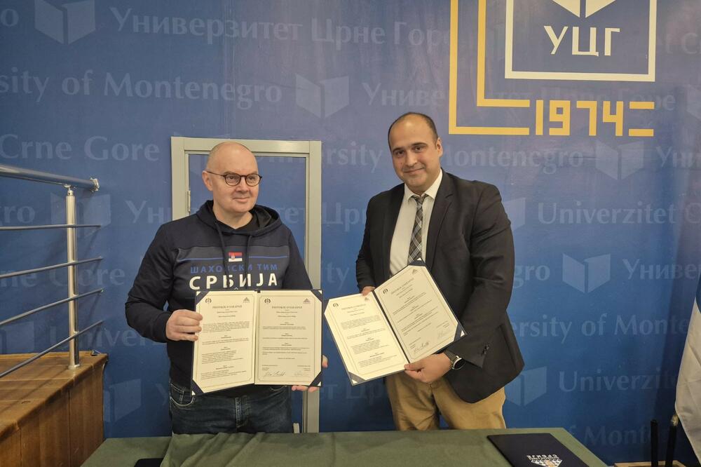 Predsjednici Saveza Jovan Milović i Andrija Jorgić, Foto: ŠSCG