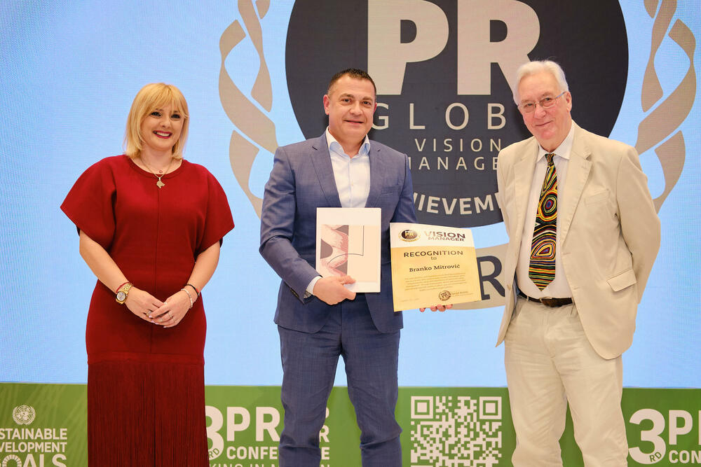 Veliko priznanje za kompaniju One i 4iG Grupu: Branko Mitrović i...