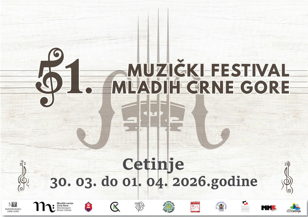 Cetinje domaćin Muzičkog festivala mladih Crne Gore