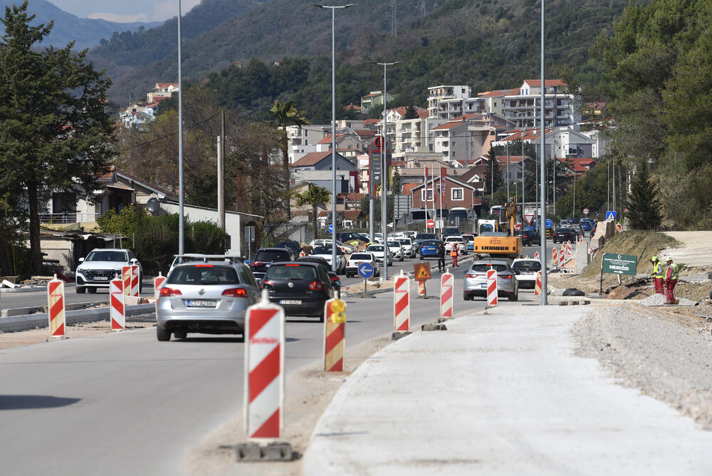 radovi bulevar Tivat - Jaz, radovi na bulevaru Tivat - Jaz