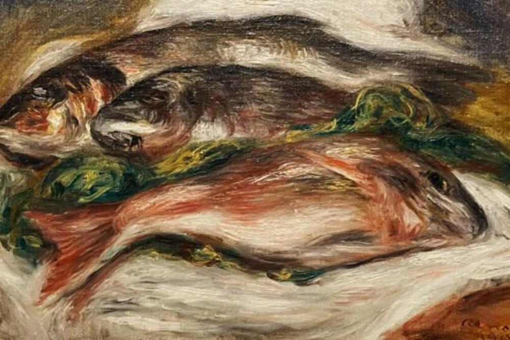 Renoarova slika &bdquo;Ribe&ldquo; procenjena je na šest miliona eura i najvrijednija je od tri djela ukradena iz italijanske galerije, Foto: Google/BBC