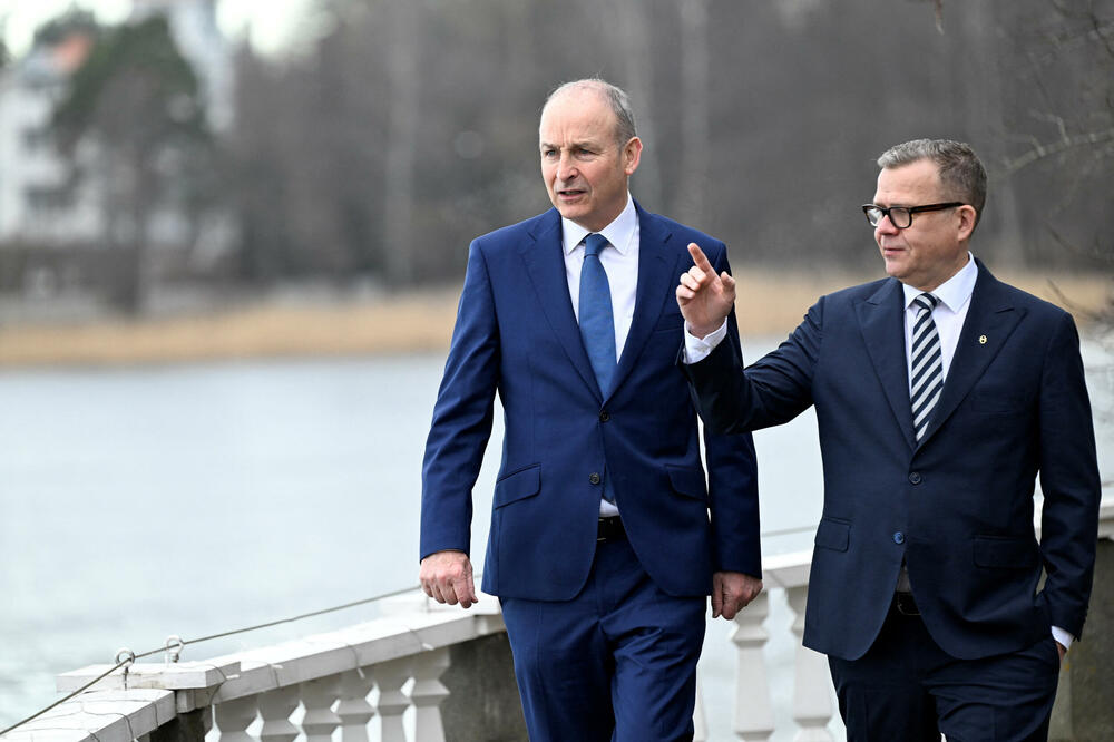Mihal Martin i Donald Tusk, Foto: REUTERS