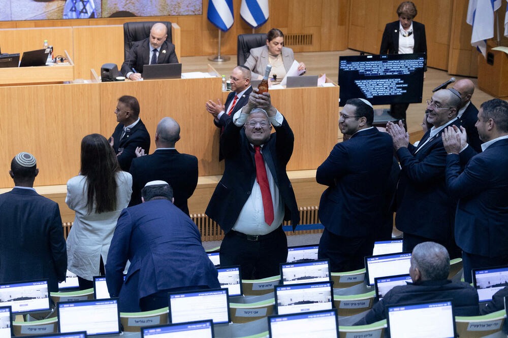 Detalj iz Izraelskog parlamenta, Foto: REUTERS