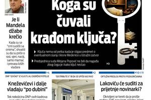 Naslovna strana "Vijesti" za 1. april 2026.