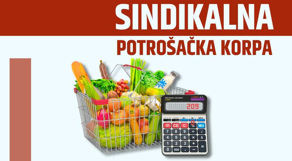 Sindikalna potrošačka korpa 2,09 hiljada eura