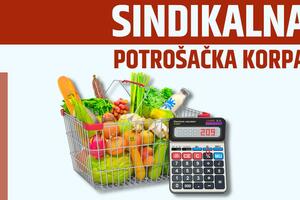 Sindikalna potrošačka korpa 2,09 hiljada eura
