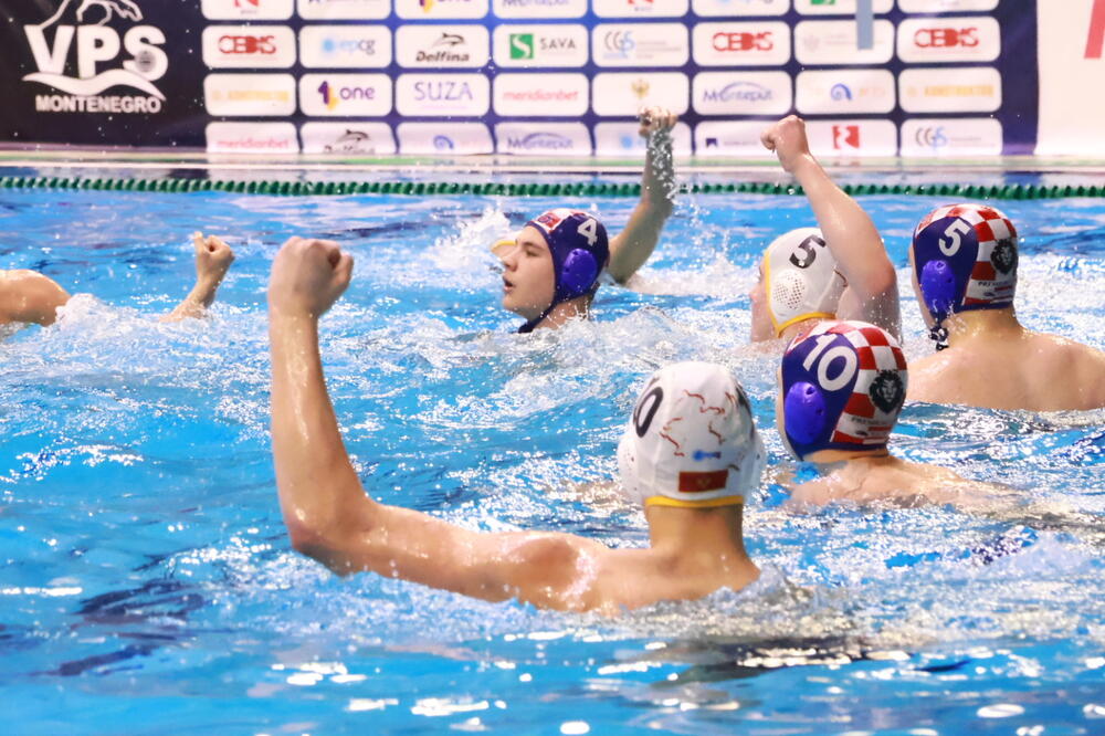 Sa meča Crna Gora - Hrvatska, Foto: VPSCG