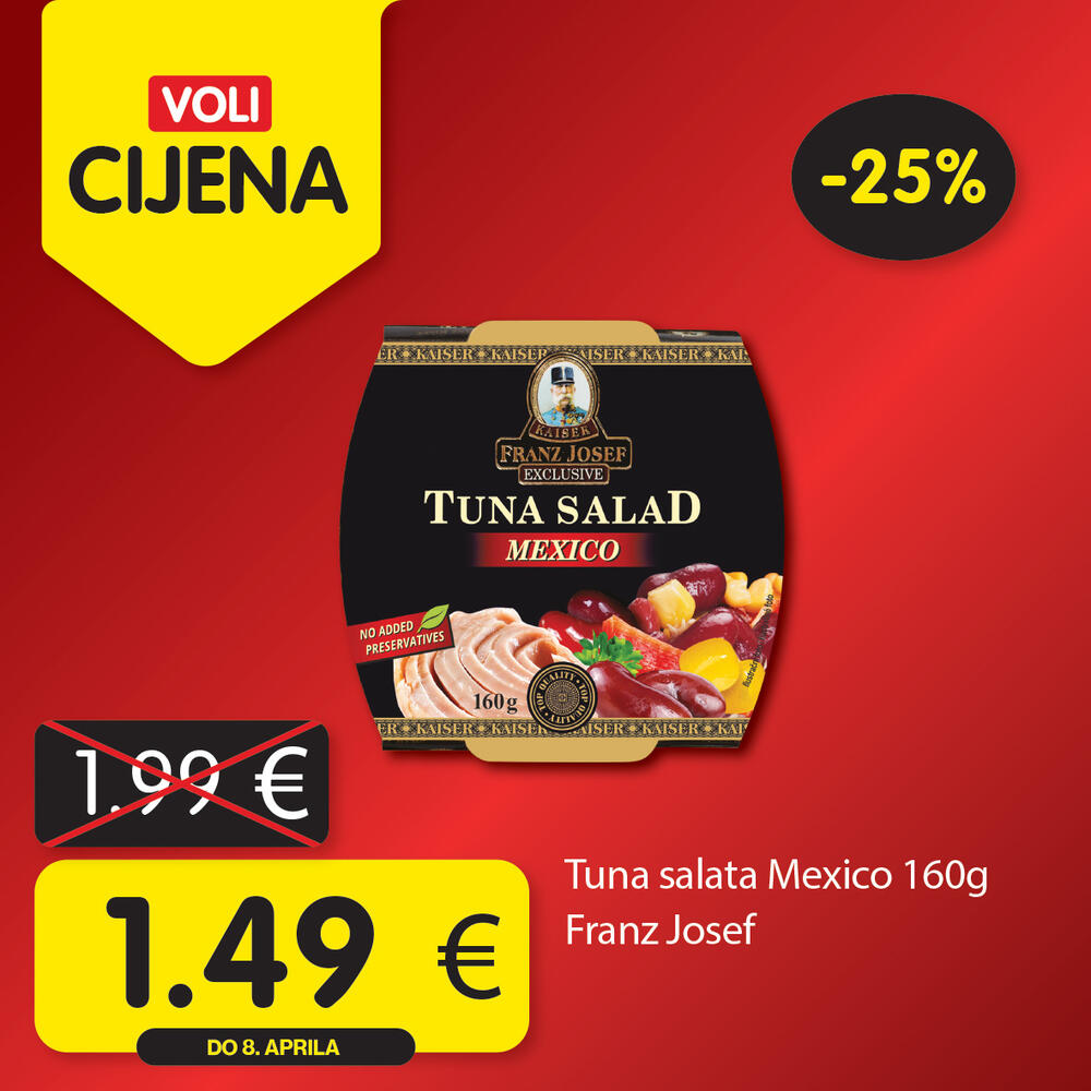 <p><em>Širok izbor proizvoda po najpovoljnijim cijenama na tržištu u svim Voli i Naš diskont marketima.</em></p>  <p> </p>