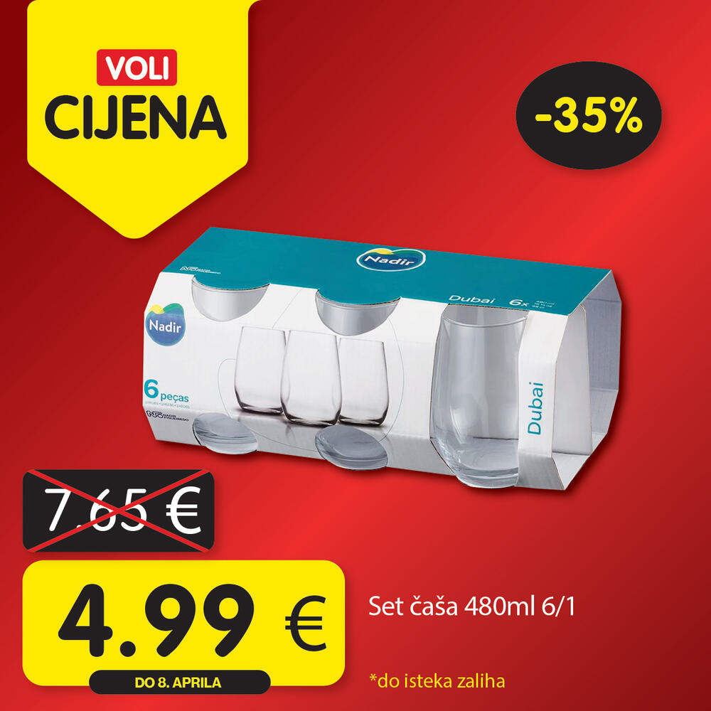 <p><em>Širok izbor proizvoda po najpovoljnijim cijenama na tržištu u svim Voli i Naš diskont marketima.</em></p>  <p> </p>