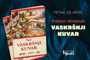 Danas besplatno uz "Vijesti" specijalni dodatak Vaskršnji kuvar
