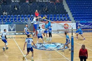 Superliga odbojkaša: Derbi između Budućnosti i Jedinstva, povratak...