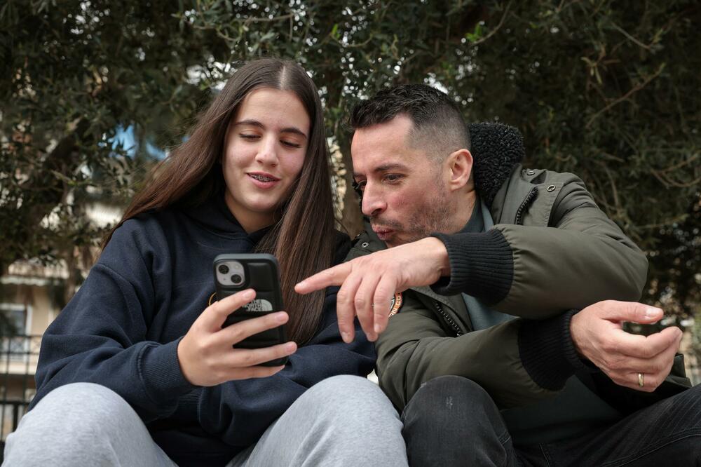 Dimitris Danil sa ćerkom Ketrin, Foto: Reuters