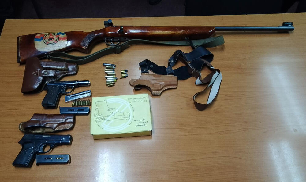 Oružje pronađeno u januaru, podnesene krivične prijave protiv...