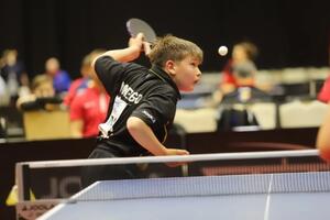 Mladi stonoteniser Milan Vučetić na eurotalent kampu u Rumuniji