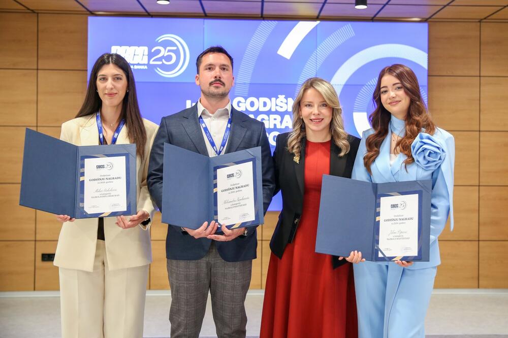 Dobitnici priznanja, Foto: CBCG