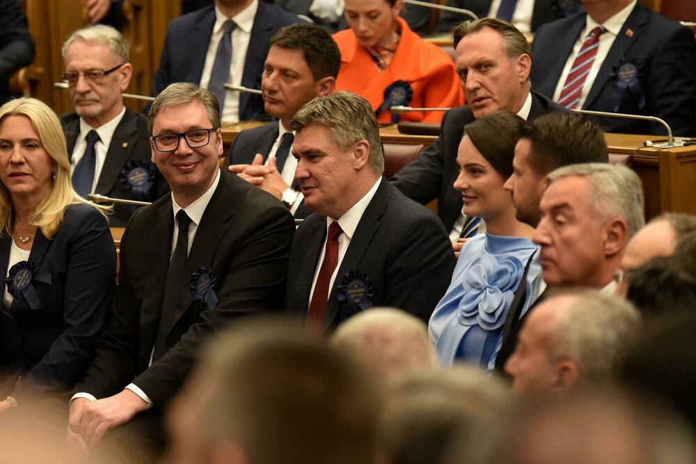 Predsjednici Srbije i Hrvatske, Aleksandar Vučić i Zoran Milanović, prethodni put su imali direktne bilateralne razgovore davne 2013. godine, iako su se u međuvremenu više puta sretali na multilateralnim samitima, Foto: BORIS PEJOVIC/EPA-EFE/REX/ Shutterstock